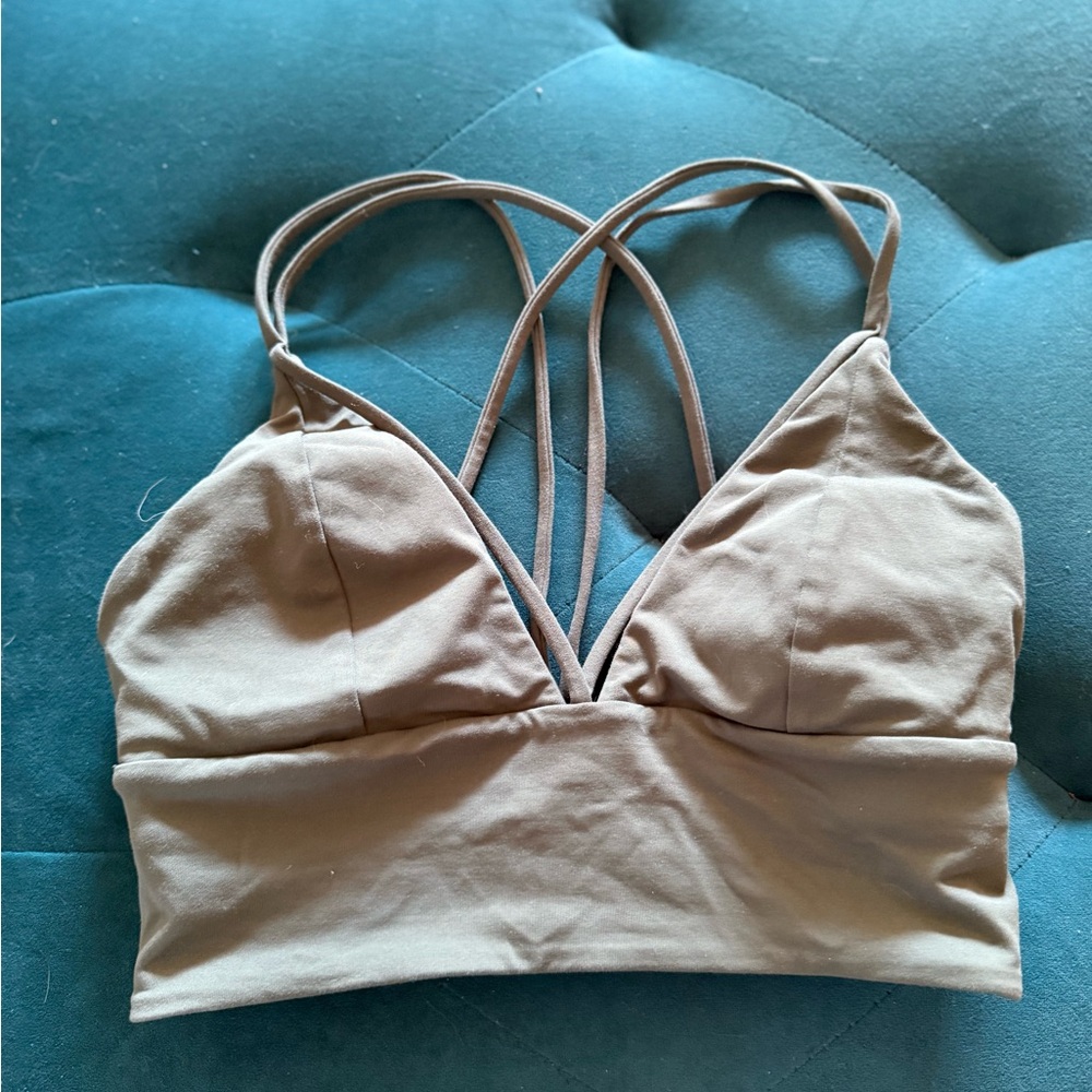 Lululemon Athletica green Strappy Bra Top